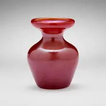 Cabinet vase by Tiffany Studios, c. 1903-04, hand-blown Favrile glass, sold Jul 2024