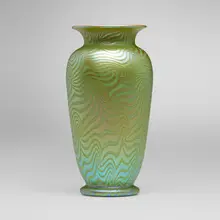 Durand, King Tut vase, c. 1925, hand-blown glass