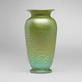 Durand, King Tut vase, c. 1925, hand-blown glass