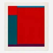 Ludwig Sander, Manitou, 1970, screenprint in colors