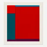 Ludwig Sander, Manitou, 1970, screenprint in colors