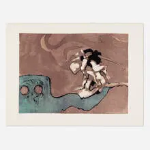 Dorothea Tanning, Illusioniste, 1977, lithograph in colors