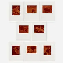 Paul Blanca, Sangre de Toro, 1991, bull's blood screenprinted on BFK Rives