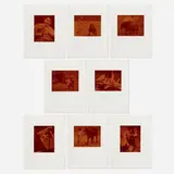 Paul Blanca, Sangre de Toro, 1991, bull's blood screenprinted on BFK Rives