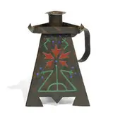 The Art Crafts Shop, triangular-shaped candleholder or chamberstick