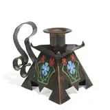 The Art Crafts Shop, triangular-shaped candleholder or chamberstick