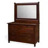dresser; with mirror by The Roycrofters & Roycroft, sold Mar 2022