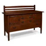 sideboard, #814 by Gustav Stickley, sold Mar 2022