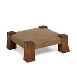 monk's footstool, #389 by Gustav Stickley, sold Mar 2022