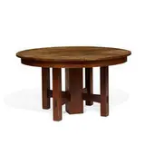 dining table, #1670 by Charles Stickley at the Shops of the Stickley & Brandt Chair Co., sold Mar 2022