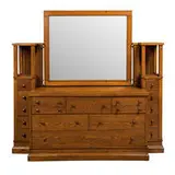 Frank Lloyd Wright and George Mann Niedecken, dresser with mirror