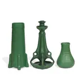 Owens Pottery, group of Mat Green earthenware examples, three