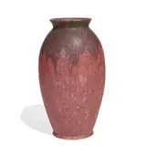 Roseville Pottery, tall Carnelian II earthenware vase