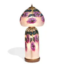 Charles Lotton, Verre de Soie magnum paperweight lamp