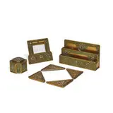 Abalone seven-piece desk set by Tiffany Studios, sold Mar 2022