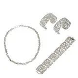 Stavre Gregor Panis, jewelry articles with repoussé and cutout floral decoration
