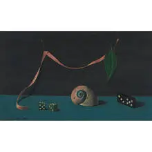 Gertrude Abercrombie, Leaf, Ribbon, Domino, Dice, Shell, Pieces of Eight, 1954