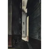 Laurence Rathsack, View Between Houses, circa 1948