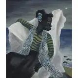 Karl Priebe, Moonlight by the Sea, 1940