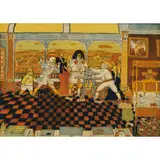 Warrington Colescott, History of Printmaking: Ben Franklin at Versailles, 1975