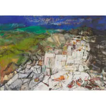 Eleanor Coen, Fishing Village, circa 1967