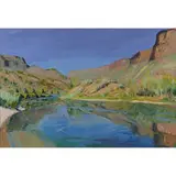 Louisa McElwain, Still Water, Rio Grande Gorge, 1996