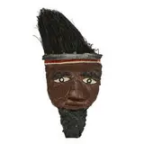 Mr. Imagination, Self-Portrait Broom Head, 1990