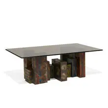 Paul Evans & Paul Evans Studio for Directional, Sculpted Steel coffee table
