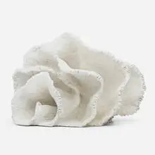coral sculpture by Modern, painted terracotta, sold Jan 2020