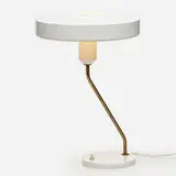 Louis Christiaan Kalff, table lamp, c. 1955, enameled steel, brass