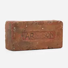 Arneson Brick by Robert Carston Arneson, 1969, terracotta, sold Jan 2020