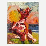 Peter Dean, Love, c. 1970, oil on panel
