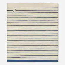 George Deem, Blue Paragraph, 1960, oil on canvas