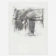 Untitled by John C. Kacere, 1961, mixed media, sold Jan 2020