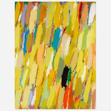 Untitled by Kazuko Inoue, 1986, acrylic on canvas, sold Jan 2020