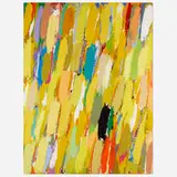 Untitled by Kazuko Inoue, 1986, acrylic on canvas, sold Jan 2020
