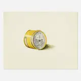Dalia Ramanauskas, Danish Butter Can, 1972, Ink on paper