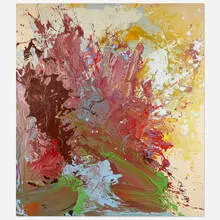 Stones Blowing Again by Edvins Strautmanis, 1972, acrylic on canvas, sold Jan 2020