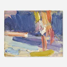 Edvins Strautmanis, Untitled, 1979, oil on paper mounted to panel