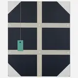 Matthew Brannon, I'd Rather Not Say, 2009, acrylic, thread, paper collage and canvas collage on canvas