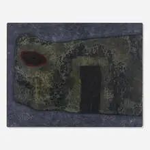 Jack Clemente, L'Ile Immobile, 1958, oil on canvas