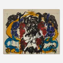 Norman Bluhm, Untitled, 1989, oil on canvas