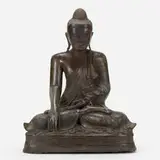 Burmese, Mandalay Buddha, bronze