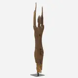Dogon or Tellem artist, male figure, carved wood