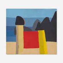 Contemp II by Guy Yanai, 2010, oil on panel, sold Jan 2020