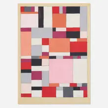 Charmion Von Wiegand, Untitled, 1955, gouache on paper