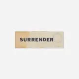 Surrender II by Joseph Beuys, 1977, shoe polish and rubber stamp on paper, sold Jan 2020