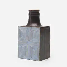 vase by Bruno Gambone, c. 1960, glazed stoneware, sold Jan 2020