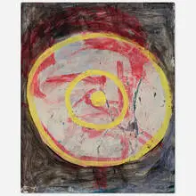 Lawerence Harvy [sic] by Robert Loughlin, 2005, acrylic on canvas, sold Jan 2020