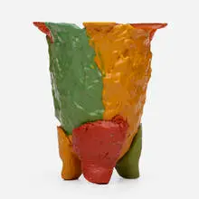 vase by Gaetano Pesce, c. 1995, resin, sold Jan 2020